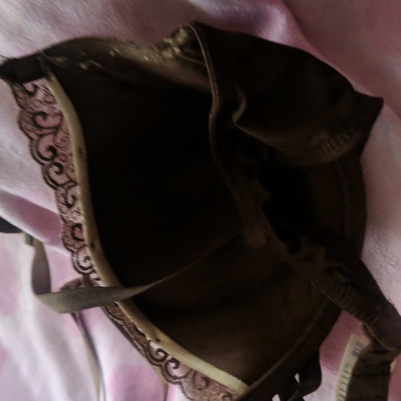 Bra 38c underwire brown lace Vassarette brand - Picture 9 of 11